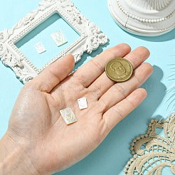 4Pcs 2 Styles Natural White Shell Mother of Pearl Shell Pendants&nbsp;SHEL-CJ0001-37