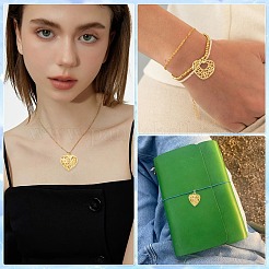 10Pcs 5 Styles Brass Pendants&nbsp;KK-TA0002-44