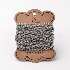 Tarnish Resistant 304 Stainless Steel Rolo Chains&nbsp;CHS-L015-49