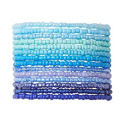 14Pcs Glass Seed Beads Stretch Bracelets for Women&nbsp;BJEW-MZ00266