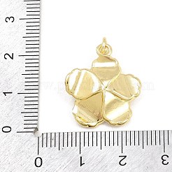 Brass Micro Pave Clear Cubic Zirconia Pendants&nbsp;LS-KK-CBADB87-14A-G