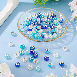 120Pcs 12 Colors Imitation Pearl Style Resin European Beads&nbsp;RPDL-TA0001-11
