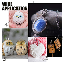 Brass Tin Wire Guardian and Protectors&nbsp;KK-GA0001-06P