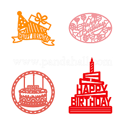 Birthday Carbon Steel Cutting Dies Stencils&nbsp;DIY-DM0001-010MP
