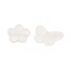 Frosted Transparent Acrylic Beads&nbsp;OACR-U006-03A
