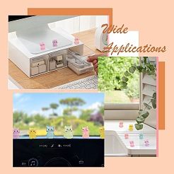 72Pcs 3 Styles Cat Theme Luminous Resin Sculpture Display Decorations&nbsp;DJEW-CJ0001-39