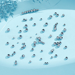 1200Pcs 4 Styles 304 Stainless Steel Round Seamed Beads&nbsp;STAS-ME0002-52