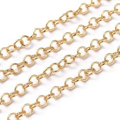 Soldered Brass Rolo Chains&nbsp;CHC-G005-07G