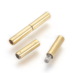 PVD Vacuum Plating 304 Stainless Steel Bayonet Clasps&nbsp;STAS-F196-01G-03