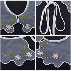 Detachable Organza Lady's False Collars&nbsp;AJEW-WH0348-50
