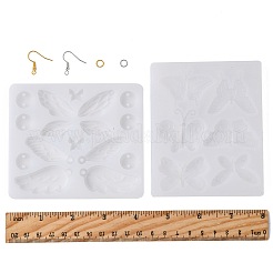 2Pcs 2 Styles DIY Butterfly Ornament Silicone Molds&nbsp;DIY-FS0010-05