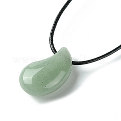Natural & Synthetic Gemstone Pendant Necklaces&nbsp;NJEW-C046-03