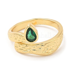 Rack Plating Brass Cuff Rings&nbsp;RJEW-D008-06G
