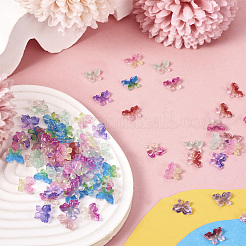 100Pcs 5 Colors Luminous Resin Cabochons&nbsp;MRMJ-TA0001-22
