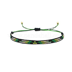Bohemian Glass Seed Beads Braided Bead Bracelets&nbsp;TT0966
