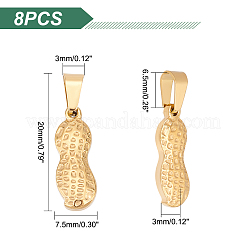 PVD Vacuum Plating 304 Stainless Steel Pendants&nbsp;STAS-UN0038-58