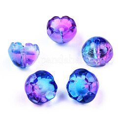 Transparent Spray Painted Glass Beads&nbsp;GLAA-N035-032-G01