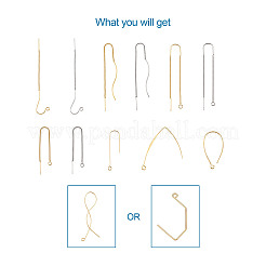 Brass Stud Earring Findings&nbsp;KK-TA0007-75