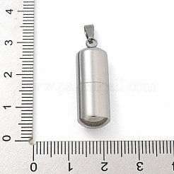 304 Stainless Steel Openable Urn Ashes Pendants&nbsp;STAS-M084-05F