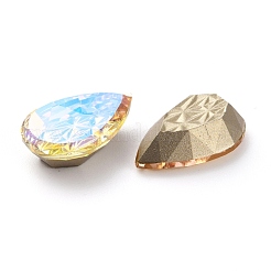 Embossed K9 Glass Rhinestone Cabochons&nbsp;RGLA-H008-01A