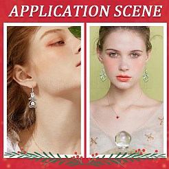 DIY Angel Acrylic & Alloy Dangle Earrings Making Kits&nbsp;DIY-SC0027-01