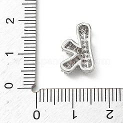 Brass Micro Pave Cubic Zirconia Pendants&nbsp;KK-A300-02P-K