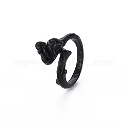 Men's Alloy Cuff Finger Rings&nbsp;RJEW-N029-052