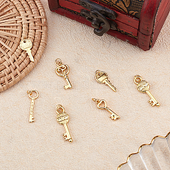 20Pcs 5 Style Brass & Alloy Pendants&nbsp;FIND-BBC0001-36