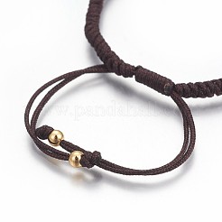 Nylon Cord Braided Bead Bracelets Making&nbsp;BJEW-F360-F05