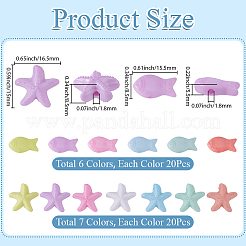 260Pcs 13 Colors Opaque Acrylic Beads&nbsp;MACR-SP0002-28
