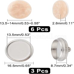 6Pcs Plastic Imitation Shell Saxophone Key Button Inlays Accessories&nbsp;FIND-CA0005-24