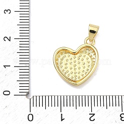 Brass with Natural Shell Pendants&nbsp;KK-A293-03A-G