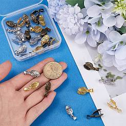 30Pcs 3 Colors Brass Ice Pick Pinch Bails&nbsp;KK-SP0002-04