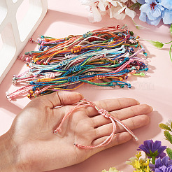 18Pcs 9 Colors Polyester Cord Bracelets Making&nbsp;AJEW-TAC00101