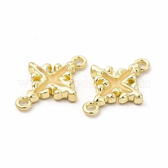 Rack Plating Alloy Enamel Connector Charms&nbsp;FIND-G051-02LG-03