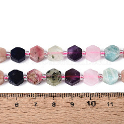 Natural Sodalite & Rhodonite & Prehnite & Amethyst & Rose Quartz & Flower Amazonite & Sunstone Beads Strands&nbsp;G-N358-03A-01