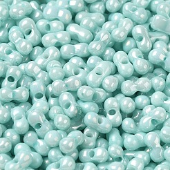 Opaque Colours Luster Glass Seed Beads&nbsp;SEED-B001-01A-08