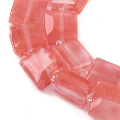 Cherry Quartz Glass Beads Strands&nbsp;G-F802-B07-01