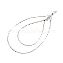 304 Stainless Steel Open Back Bezel Pendants&nbsp;STAS-D264-09P