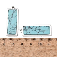 Dyed Synthetic Turquoise Pendants&nbsp;GG-CBA1E47-07P