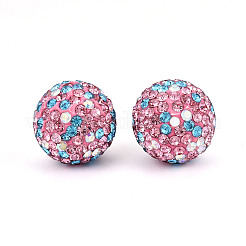 Polymer Clay Pave Rhinestone Beads&nbsp;RB-T018-01J