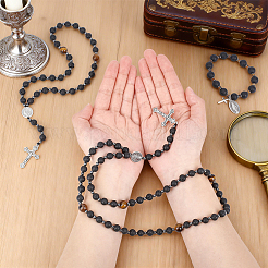 Natural & Synthetic Gemstone Pendant Necklaces & Bracelets & Hanging Ornaments Sets&nbsp;HJEW-UN00142