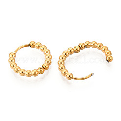 304 Stainless Steel Hoop Earrings for Women&nbsp;X-EJEW-N059-20G