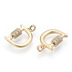 925 Sterling Silver Micro Pave Cubic Zirconia Charms&nbsp;STER-T004-12G