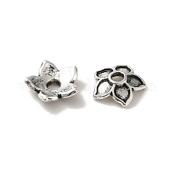 Tibetan Style Alloy Bead Caps&nbsp;PALLOY-P302-04B-AS