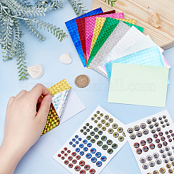 20 Sheets 12 Styles PVC Plastic Fishing Lures Sticker&nbsp;DIY-FG0003-01