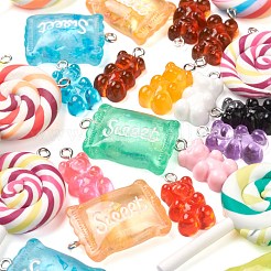 32Pcs Mixed Candy Pendant Kit for DIY Jewelry Making&nbsp;DIY-FS0001-97