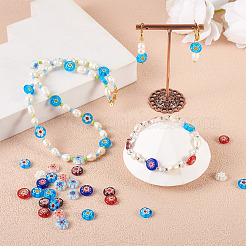 Handmade Millefiori Glass Beads&nbsp;LK-CD0001-002