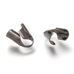 Tarnish Resistant 304 Stainless Steel Folding Crimp Ends&nbsp;LS-STAS-G122-09P-B02