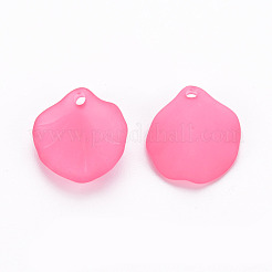 Transparent Frosted Acrylic Pendants&nbsp;MACR-S371-02A